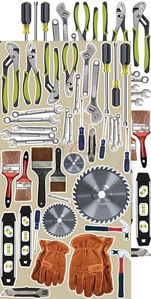 Zestaw dodatków 15x30 Clang &amp; Dirt - Hobby &amp; Party CC-C57-CD-10 Craft O'Clock