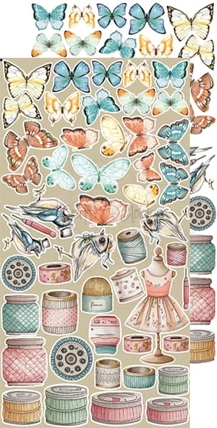 Zestaw dodatków 15x30 Touch of Nostalgia - Nostalgia CC-F28-TN-11 Craft O'Clock