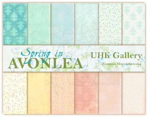 Zestaw papierow 30x30 - Avonlea - Spring UHK Gallery