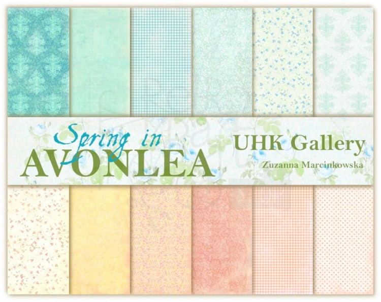 Zestaw papierow 30x30 - Avonlea - Spring UHK Gallery