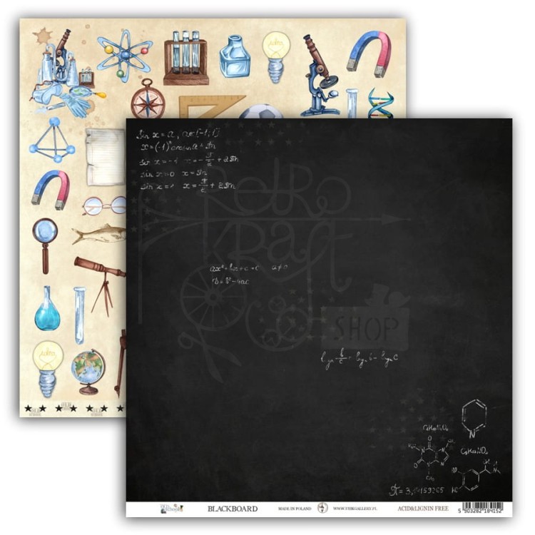 Papier 30x30 - Blackboard - OldSchool UHK Gallery