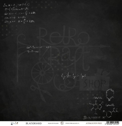 Papier 30x30 - Blackboard - OldSchool UHK Gallery