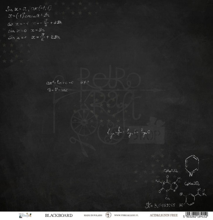 Papier 30x30 - Blackboard - OldSchool UHK Gallery