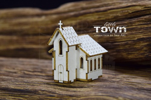 Tekturka Little Town - Mini Kościół - 13 28039 Snipart