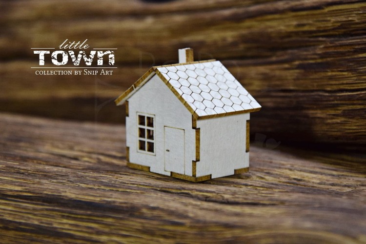 Tekturka Little Town - Mini Chatka - 15 28037 Snipart
