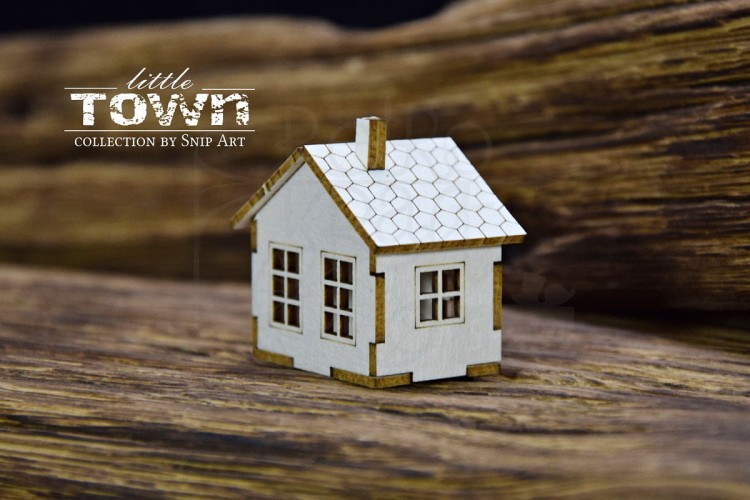 Tekturka Little Town - Mini Chatka - 15 28037 Snipart