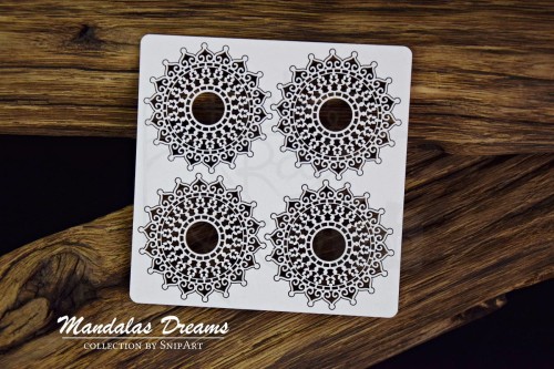 Tekturka Mandalas Dreams - Mini Rozetki 1 - 4 sztuki 31430 Snipart