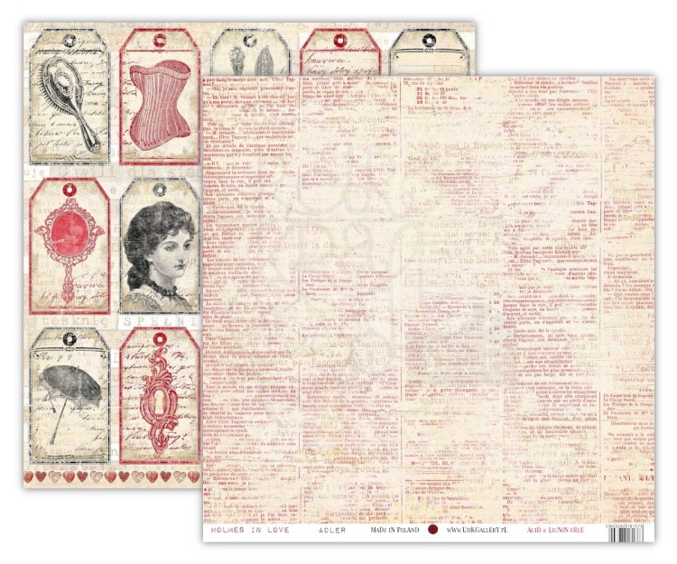 Zestaw papierów 30x30 Holmes in Love UHK Gallery