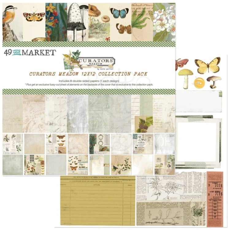 Zestaw papierów 30x30 Curators Meadow CM36752 49 And Market