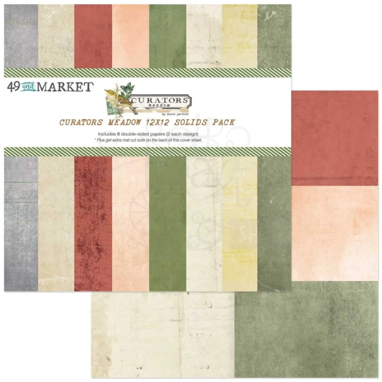 Zestaw papierów 30x30 Curators Meadow Solids CM36769 49 And Market