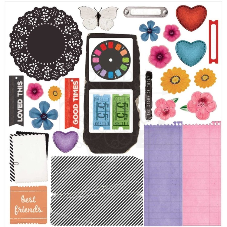 Zestaw papierów 30x30 Spectrum Gardenia Painted Foundations SG23534 49 And Market