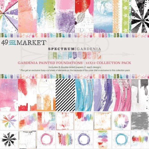 Zestaw papierów 30x30 Spectrum Gardenia Painted Foundations SG23534 49 And Market