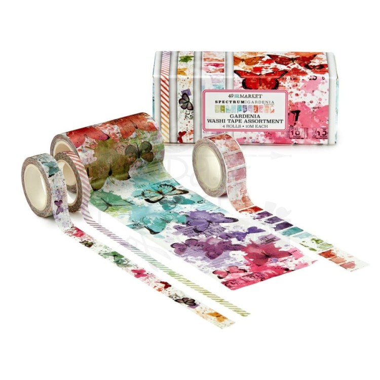 Zestaw taśm washi tape Spectrum Gardenia SG41008 49 And Market