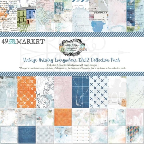 Zestaw papierów 30x30 Vintage Artistry Everywhere VAE40605 49 And Market