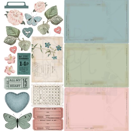 Zestaw papierów 30x30 Vintage Artistry Tranquility VAT39623 49 And Market