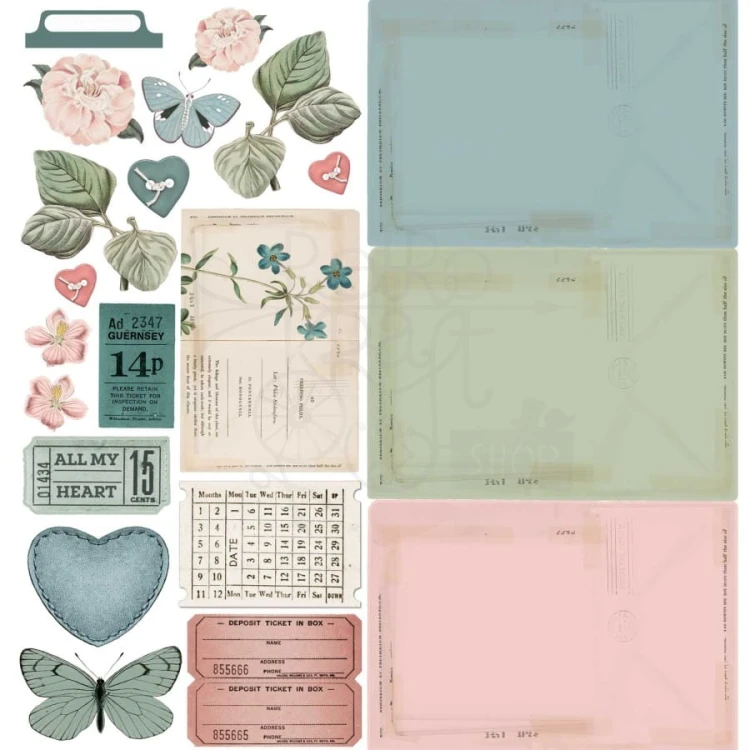 Zestaw papierów 30x30 Vintage Artistry Tranquility VAT39623 49 And Market