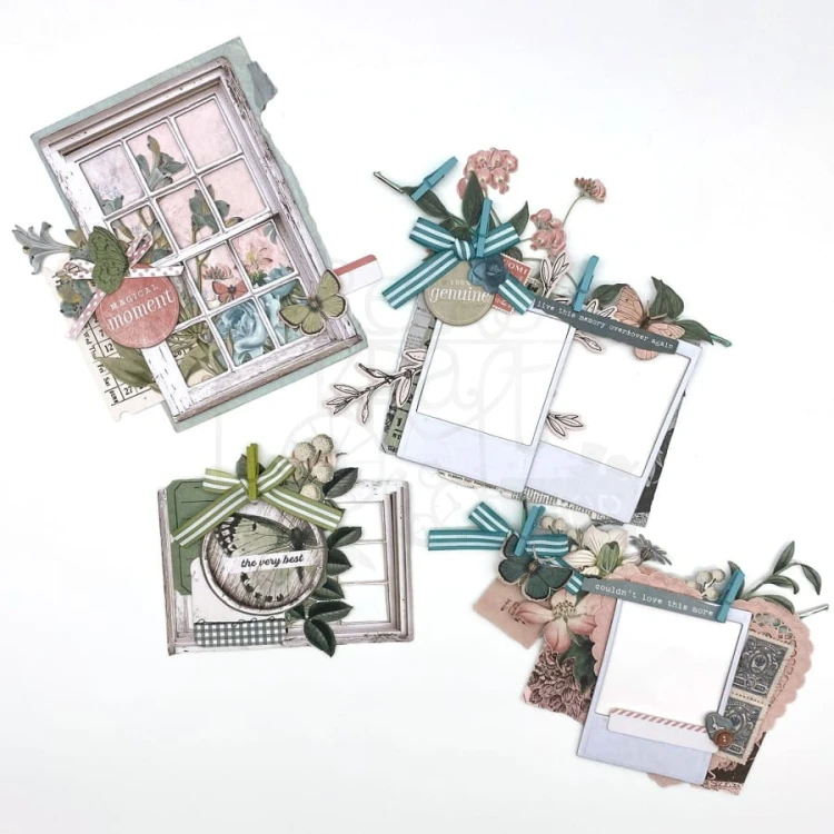 Zestaw ozdób Vintage Artistry Tranquility Cluster Kit VAT39708 49 And Market