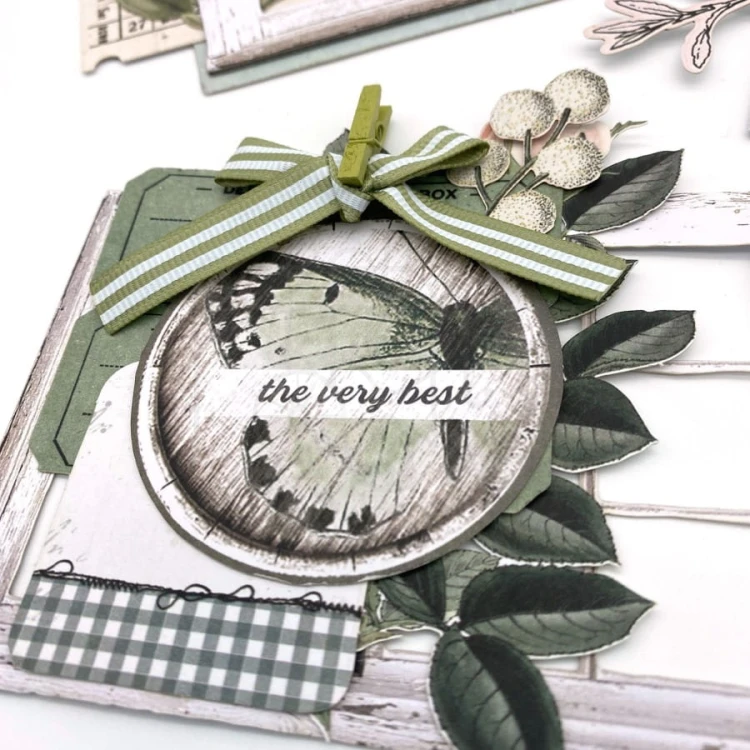 Zestaw ozdób Vintage Artistry Tranquility Cluster Kit VAT39708 49 And Market
