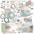 Ozdoby papierowe die-cuts Vintage Artistry Tranquility Ephemera Bits 87szt VAT39739 49 And Market