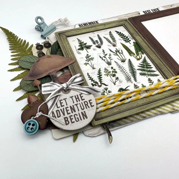 Zestaw Cluster Kit Vintage Artistry Nature Study NS23152 49 And Market