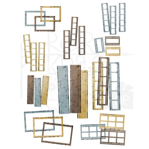Ozdoba klisze Vintage Artistry Nature Study Filmstrip Frames 30szt NS23275 49 And Market