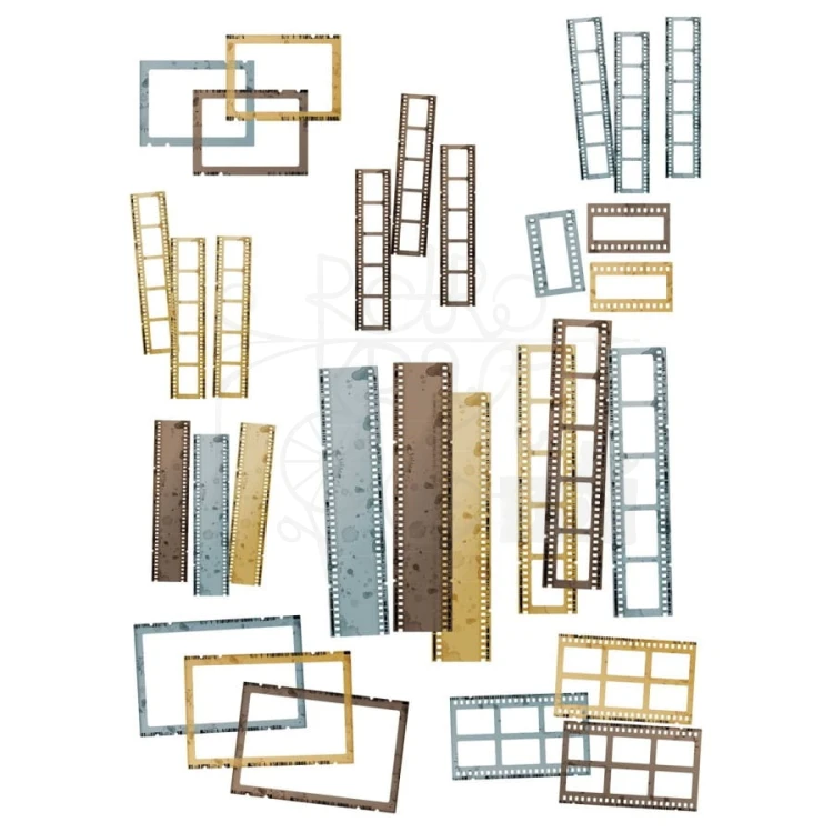 Ozdoba klisze Vintage Artistry Nature Study Filmstrip Frames 30szt NS23275 49 And Market