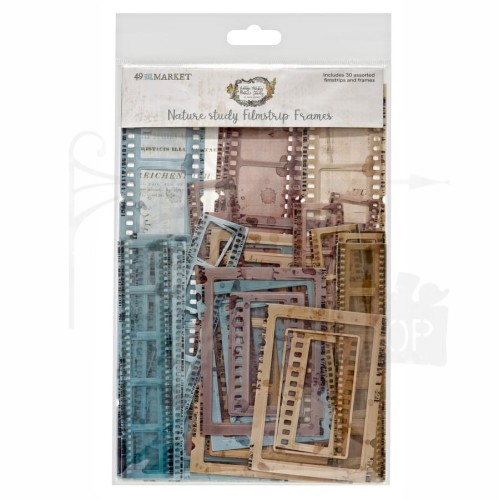 Ozdoba klisze Vintage Artistry Nature Study Filmstrip Frames 30szt NS23275 49 And Market
