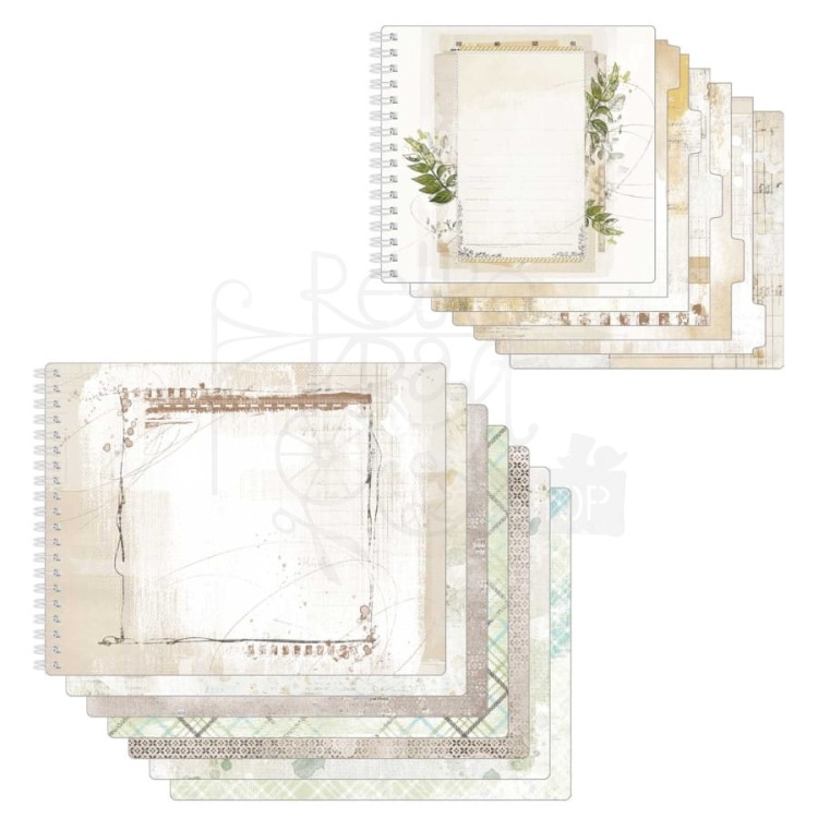 Zestaw Spiral Notebook Set Vintage Artistry Nature Study - notesy spiralne 2szt NS23817 49 And Market