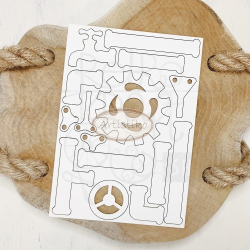 Tekturka Art Set Steampunk 2 - Artistiko