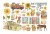 Ozdoby papierowe samoprzylepne Ephemera Sunflower Art Elements and Sunflowers DFLCT20 Stamperia