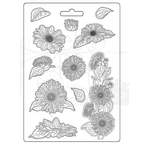 Foremka do odlewów A4 Sunflower Art Sunflowers K3PTA4562 Stamperia