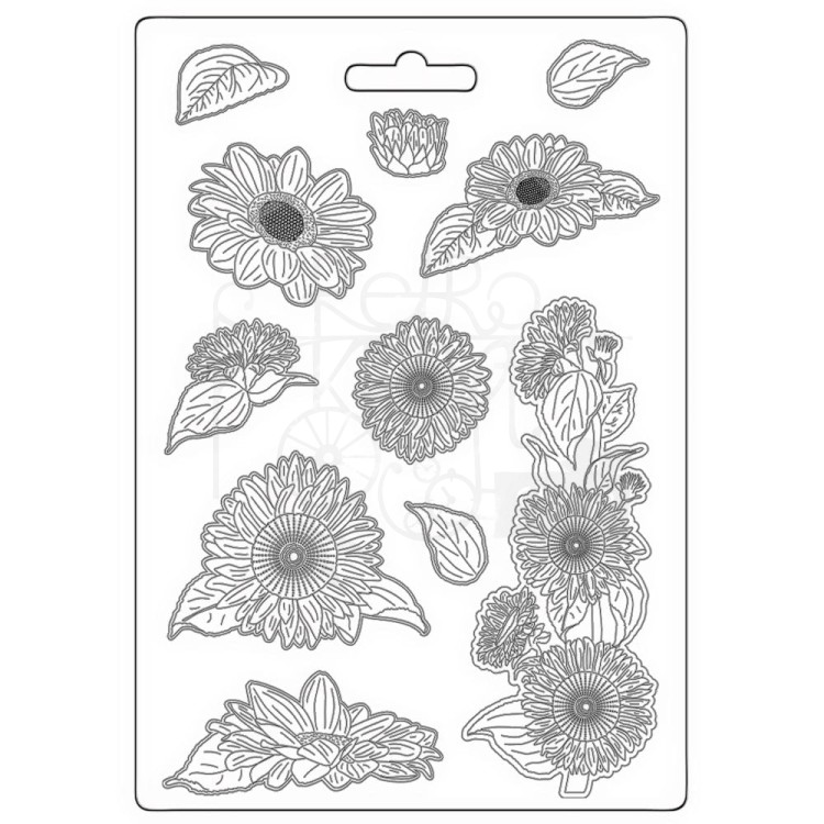 Foremka do odlewów A4 Sunflower Art Sunflowers K3PTA4562 Stamperia