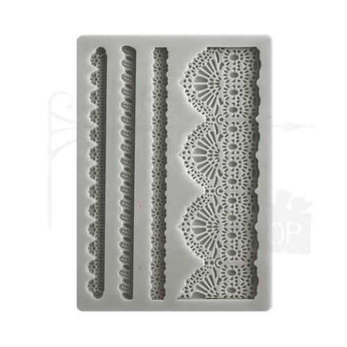 Foremka silikonowa A6 Sunflower Art Lace and Borders KACM15 Stamperia