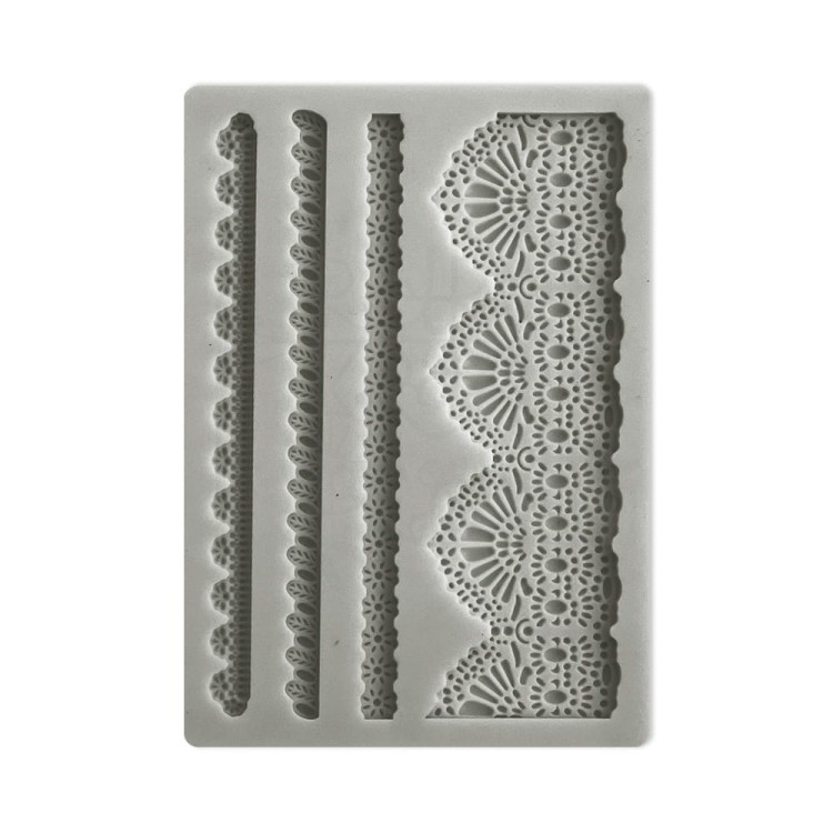 Foremka silikonowa A6 Sunflower Art Lace and Borders KACM15 Stamperia