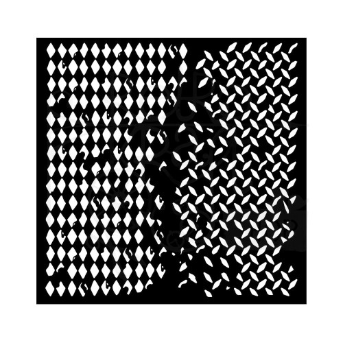 Szablon maska 18x18cm Around The World Double Texture tekstury KSTDQ82 Stamperia
