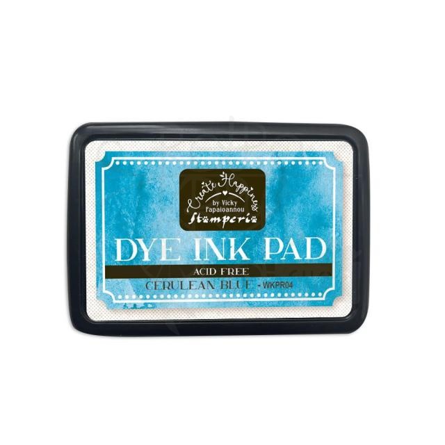 Tusz Dye Ink Pad Cerulean Blue WKPR04 Stamperia