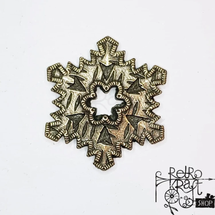 Ozdoba metalowa Płatek śniegu śnieżynka Snowflake 1.2 STE Mitform