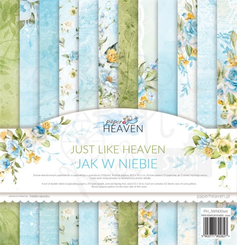 Zestaw papierów 30x30 Jak w niebie Paper Heaven