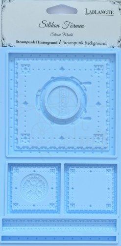 Foremka silikonowa 20x13 Tło Steampunk LBMF090 LaBlanche