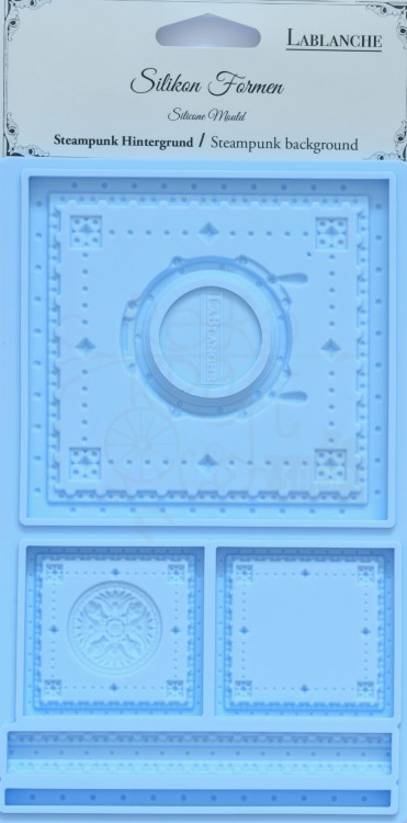 Foremka silikonowa 20x13 Tło Steampunk LBMF090 LaBlanche