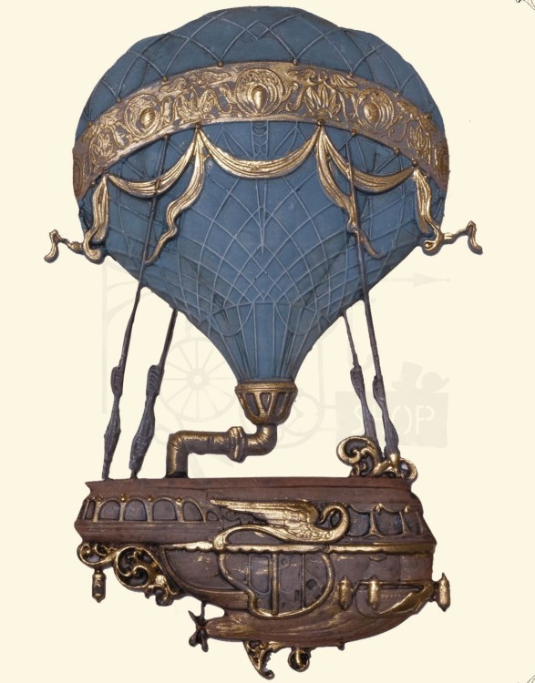 Foremka silikonowa 20x13 Steampunkowy balon LBMF091 LaBlanche