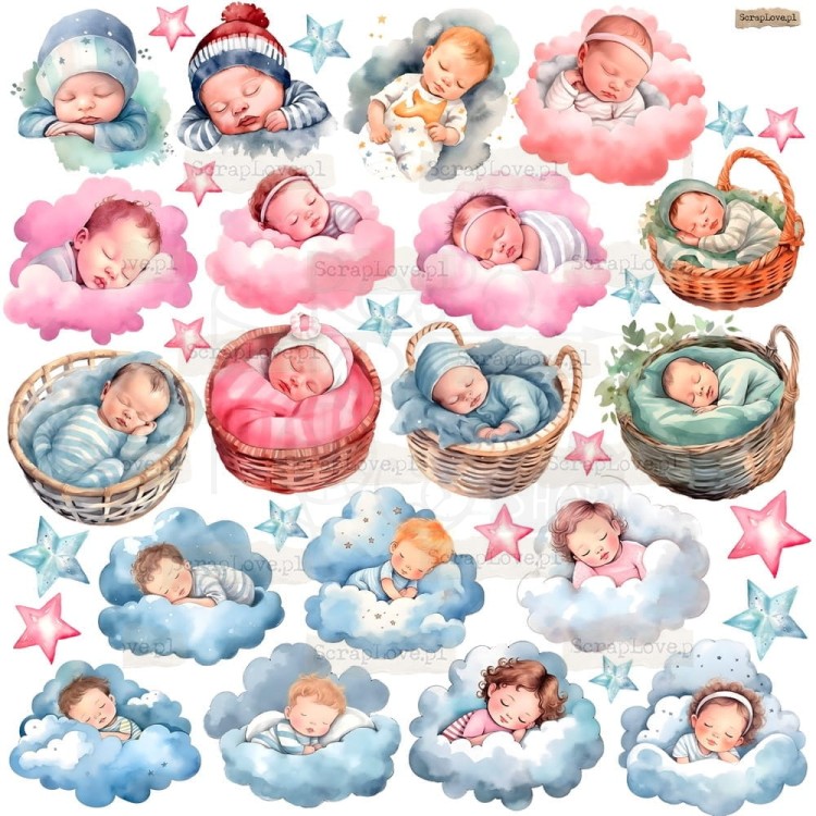 Naklejki do scrapbookingu i art journalingu Baby 2 ScrapLove