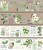 Naklejki do scrapbookingu i art journalingu foliowe i papierowe - gałązki - 4 arkusze