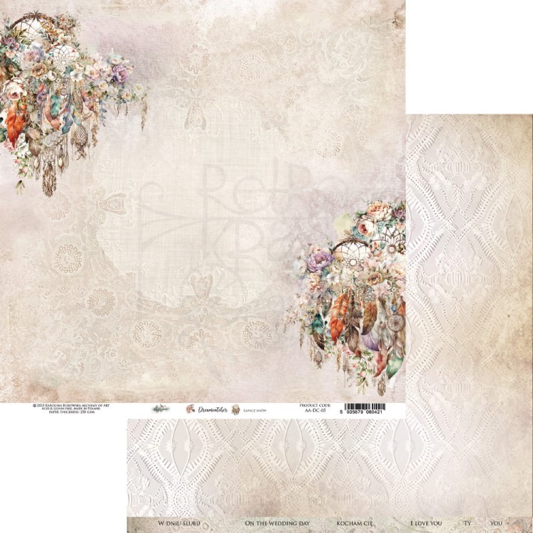 Zestaw papierów 20x20 Dreamcatcher AA-DC-08 Alchemy of Art