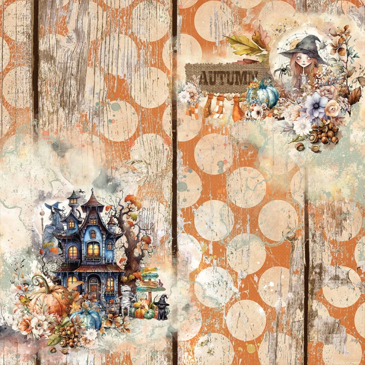 Zestaw papierów 20x20 Trick or treat AA-GA-TOT-08 Alchemy of Art