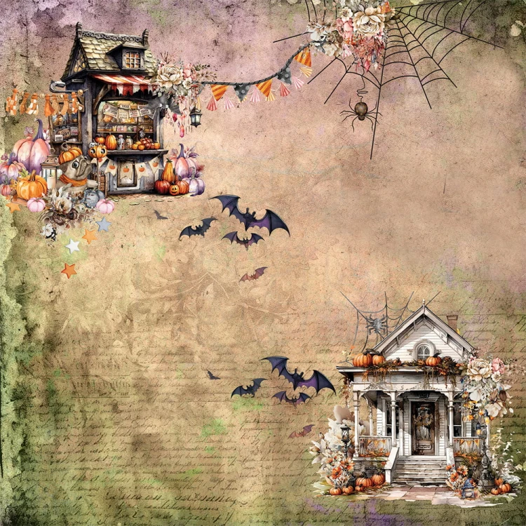 Zestaw papierów 20x20 Trick or treat AA-GA-TOT-08 Alchemy of Art