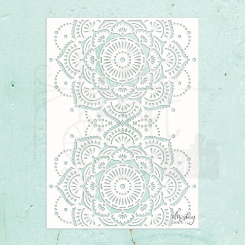 Szablon maska 15x20 - Mandala MTK-STEN-20 Mintay Kreativa