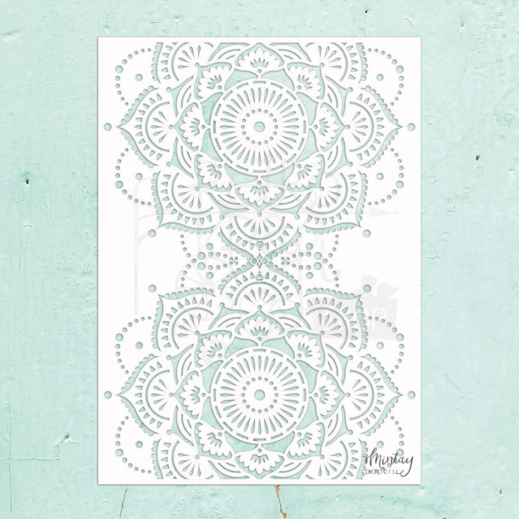 Szablon maska 15x20 - Mandala MTK-STEN-20 Mintay Kreativa