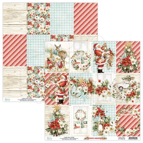 Papier 30x30 - White Christmas 06 MT-WHC-06 Mintay