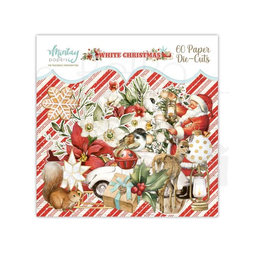 Kształty papierowe ozdoby Die Cuts - White Christmas MT-WHC-LSC Mintay